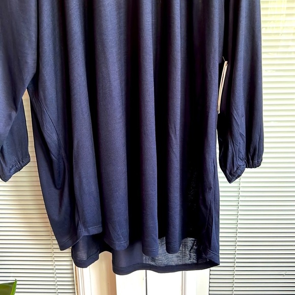 Philosophy woman size 1X blue color  blouse - Picture 3 of 9